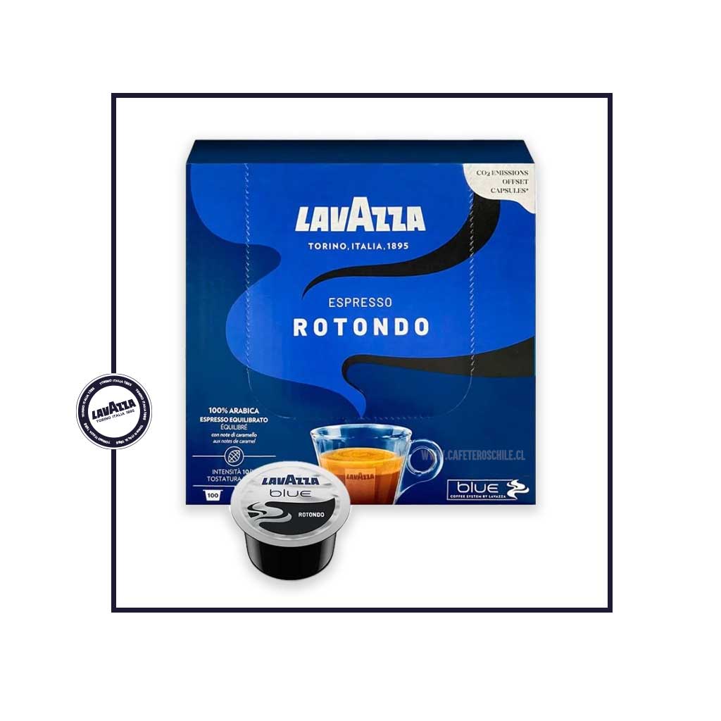 100 Cápsulas Lavazza BLUE Espresso Rotondo - Cafeteros Chile