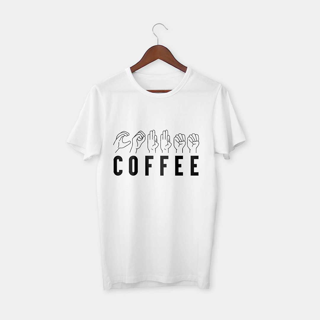 Polera Señas Blanca Manga Corta - Cafeteros Chile