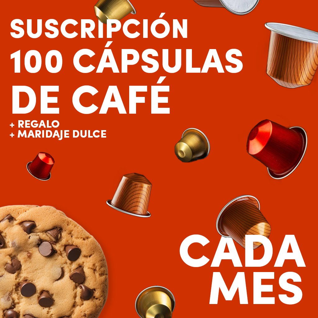 Suscripción de 100 Cápsulas Compatibles con Nespresso - Cafeteros Chile