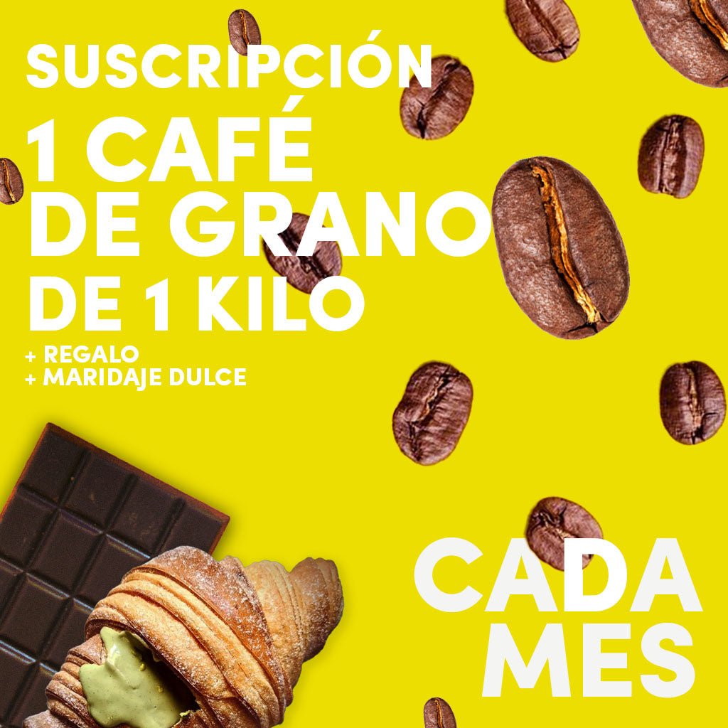 Suscripción de 1kg de Café en Grano - Cafeteros Chile